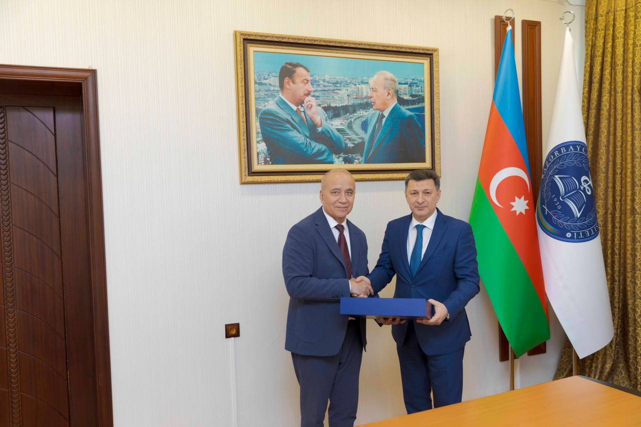 ATU-nun rektoru DDTU nümayəndələri ilə görüş keçirdi - FOTOLAR